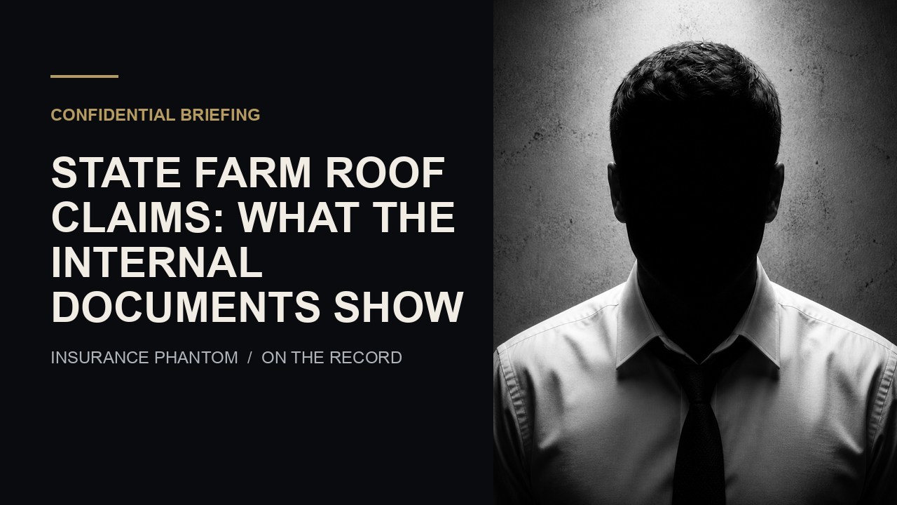State Farm Roof Claims: What the Internal Documents Show